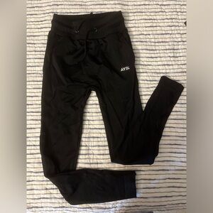 Black AYBL joggers